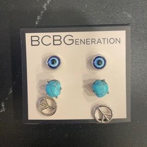 BCBGeneration 3 pack of stud earrings - New!